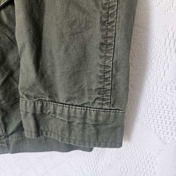 Yoki Collection Canvas Medium Military Jacket Hood Utility Streetwear Neutral - Picture 8 of 16